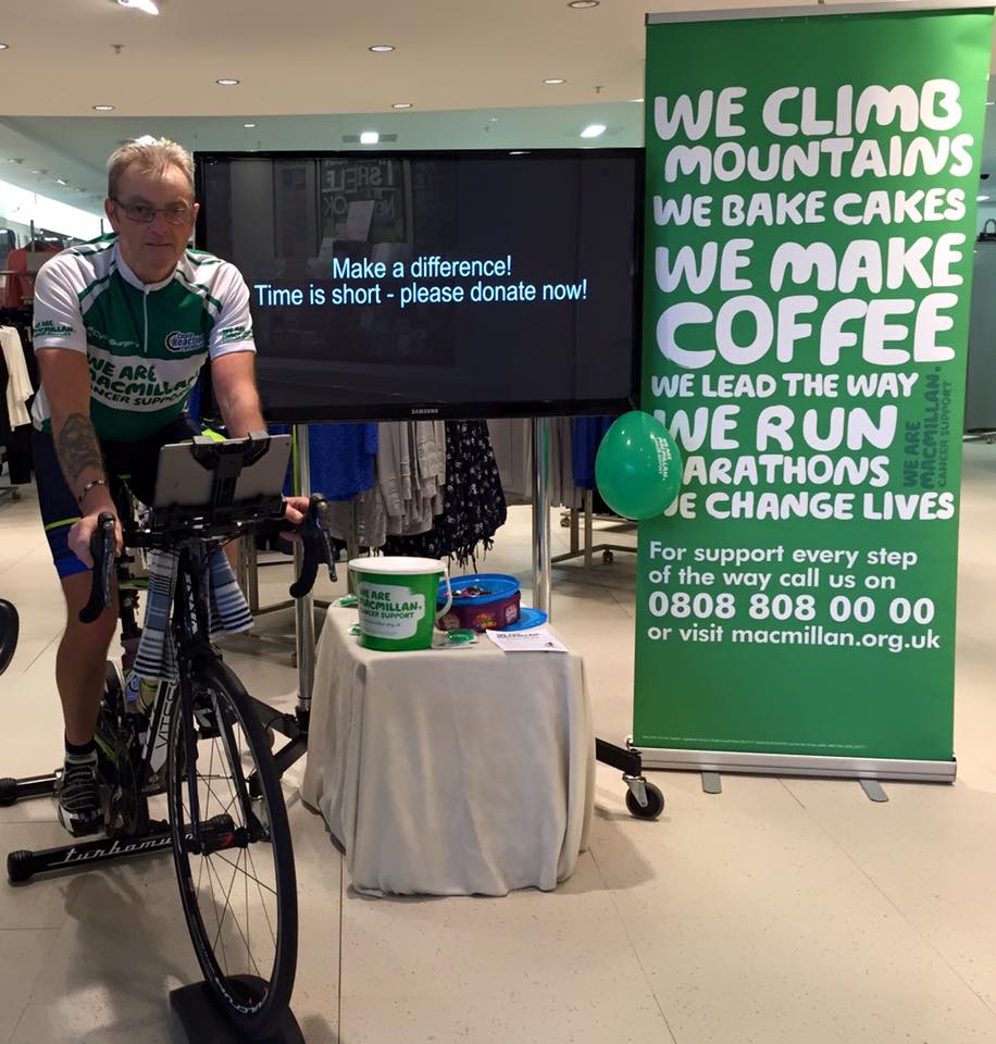 Fundraising for Macmillan Cancer Support in Ballymena - Trevor Magee
