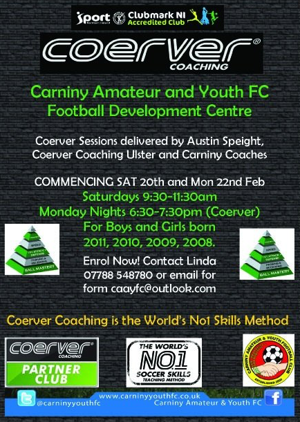 Carniny Youth enrolling for Football Development Centre